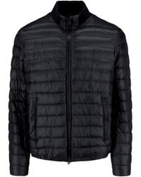 Herno - Fitted Jacket With High Collar And Side Pockets - Lyst