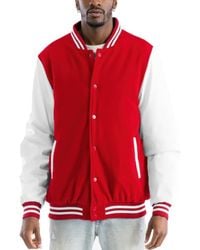 TRUEDAMES - Melton Lettermans Varsity Jacket - Lyst