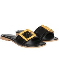 Jelavu - Amsterdam Bamboo Buckle Sandals - Lyst