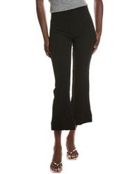 Ganni - Textured Suiting Cropped Pant - Lyst