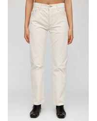 Moussy - Slater Corduroy Straight Jeans - Lyst