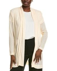 Anne Klein - Drape Front Cardigan - Lyst