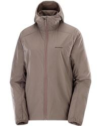 Salomon - Taupe Mountain Flex Minimalist Trekking Jacket - Lyst
