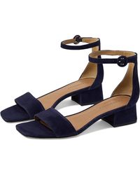Bernardo - Jalena Sandal 9.5 Dark Suede Ankle Strap Block Heel Zpo1898 - Lyst