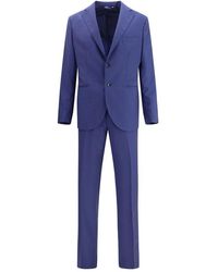 Gi Capri - Striped Virgin Wool Suit - Lyst