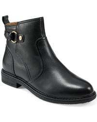 Easy Spirit - Jules Leather Almond Toe Ankle Boots - Lyst