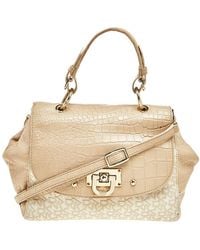 DKNY - Signature Coated Canvas And Leather Satchel - Lyst