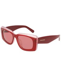 Ferragamo - Classic Logo 56Mm Sunglasses - Lyst