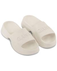 Ganni - Pool Slide Sandals - Lyst