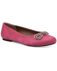 White Mountain - Sashimi Bow Shimmer Ballet Flats - Lyst