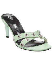 The Attico - Mini Devon Leather Sandal - Lyst