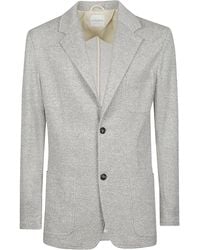 Ballantyne - Cotton-Blend Herringbone Single-Breasted Blazer - Lyst