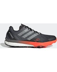 adidas Terrex 255 Agravic Speed Trail Shoe in Gray for Men | Lyst