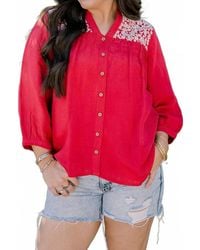 Layerz Clothing - Jane Button Down Top - Lyst