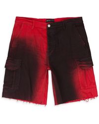 Purple Brand - Twill Cargo Short Shorts - Lyst