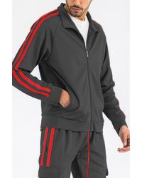 TRUEDAMES - Two Stripe Track Jacket - Lyst