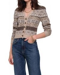 Heartloom - Ruta Button Front Crop Cardigan - Lyst