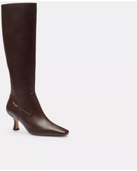 COACH - Extended Calf Kitten Heel Tall Boot - Lyst
