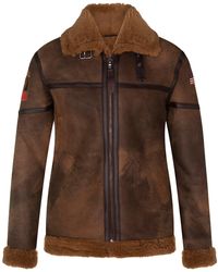 Infinity Leather - Antique B3 Sheepskin Flying Jacket-Alameda - Lyst