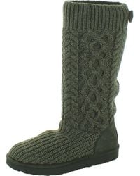 UGG - Cardi Cable Knit Comfort Knee-high Boots - Lyst