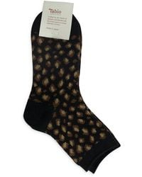Tabio - Leopard Pattern Crew Socks - Lyst