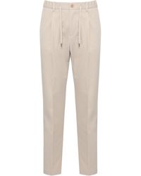 Herno - Tailored Drawstring Straight-Leg Pants - Lyst