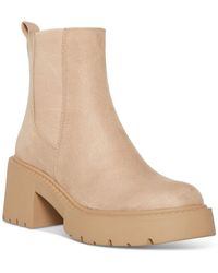 Madden Girl - Trust Faux Suede Lug Sole Chelsea Boots - Lyst