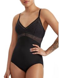 Maidenform - Tame Your Tummy Lace Firm Control Bodysuit - Lyst