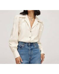 Fifteen Twenty - Faux Leather Top - Lyst