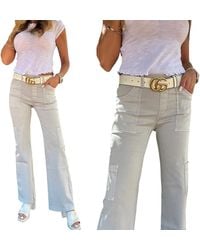 Bevy Flog - Rose Cargo Denim - Lyst