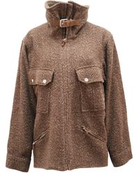 Ralph Lauren - Full Zip Jacket With Buckle Tab Collar - Lyst