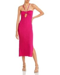Cult Gaia - Side Slit Viscose Cocktail And Party Dress - Lyst