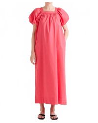 Compañía Fantástica - Long Puff Sleeve Dress - Lyst