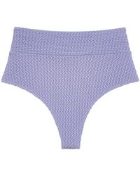 Montce - Crochet Added Coverage High Rise Bikini Bottom - Lyst