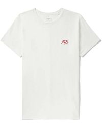 Rag & Bone - Men Love Rb Tee Soft Cotton Short Sleeve Crew Neck T-shirt Ivory - Lyst