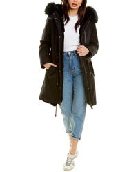 Mackage Fleece Kelsie-nf in Black Womens Clothing Coats Parka coats 