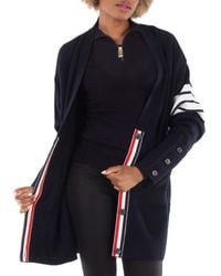Thom Browne - Exaggerated Fit Fine Merino Wool Cardigan, Brand Size 38 (Us - Lyst