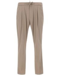 Herno - Lightweight Stretch Nylon Pants With Drawstring Waistband And Classic Cut - Lyst