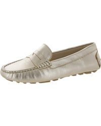Driver Club USA - Naples Leather Slip On Moccasins - Lyst