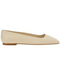 Aeyde - Dancer "Crazy" Pointed Toe Leather Flats - Lyst