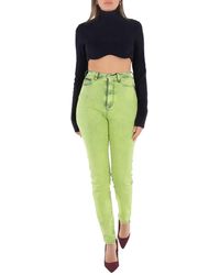 Philipp Plein - Overdyed Stretch Super High-Waist Jeggings - Lyst