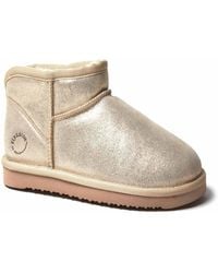 Dearfoams - Fireside By Riverland Genuine Shearling Micro Bootie - Lyst