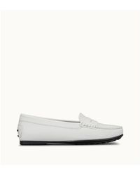 Tod's - City Gommino Leather Loafers - Lyst