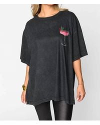BuddyLove - Travis Mistletoe Martini Oversized Graphic Tee - Lyst