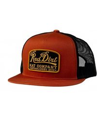 Red Dirt Hat Co. - Guitar Patch 5 Panel Flat Trucker Snapback Cap - Lyst