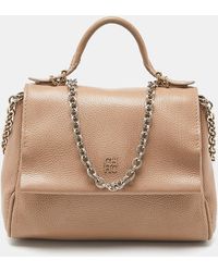 CH by Carolina Herrera - Leather Minuetto Flap Top Handle Bag - Lyst