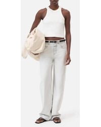 Closed - Cropped Racer Tank - Lyst