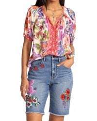 Johnny Was - Avah Button Down Shirt - Lyst