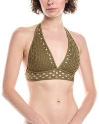 Carmen Marc Valvo - Crochet Bra Bikini Top - Lyst