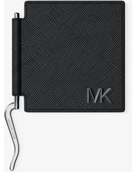 Michael Kors - Edison Scratch-Resistant Leather Card Case With Money Clip - Lyst
